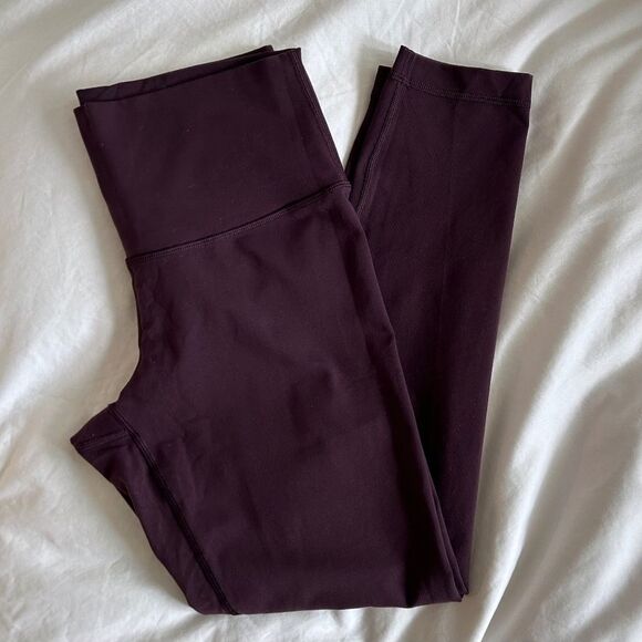 Lululemon Burgundy Leggings - Picture 1 of 9